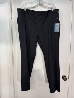 Lauren Ralph Lauren Black Straight-Leg Dress Pants